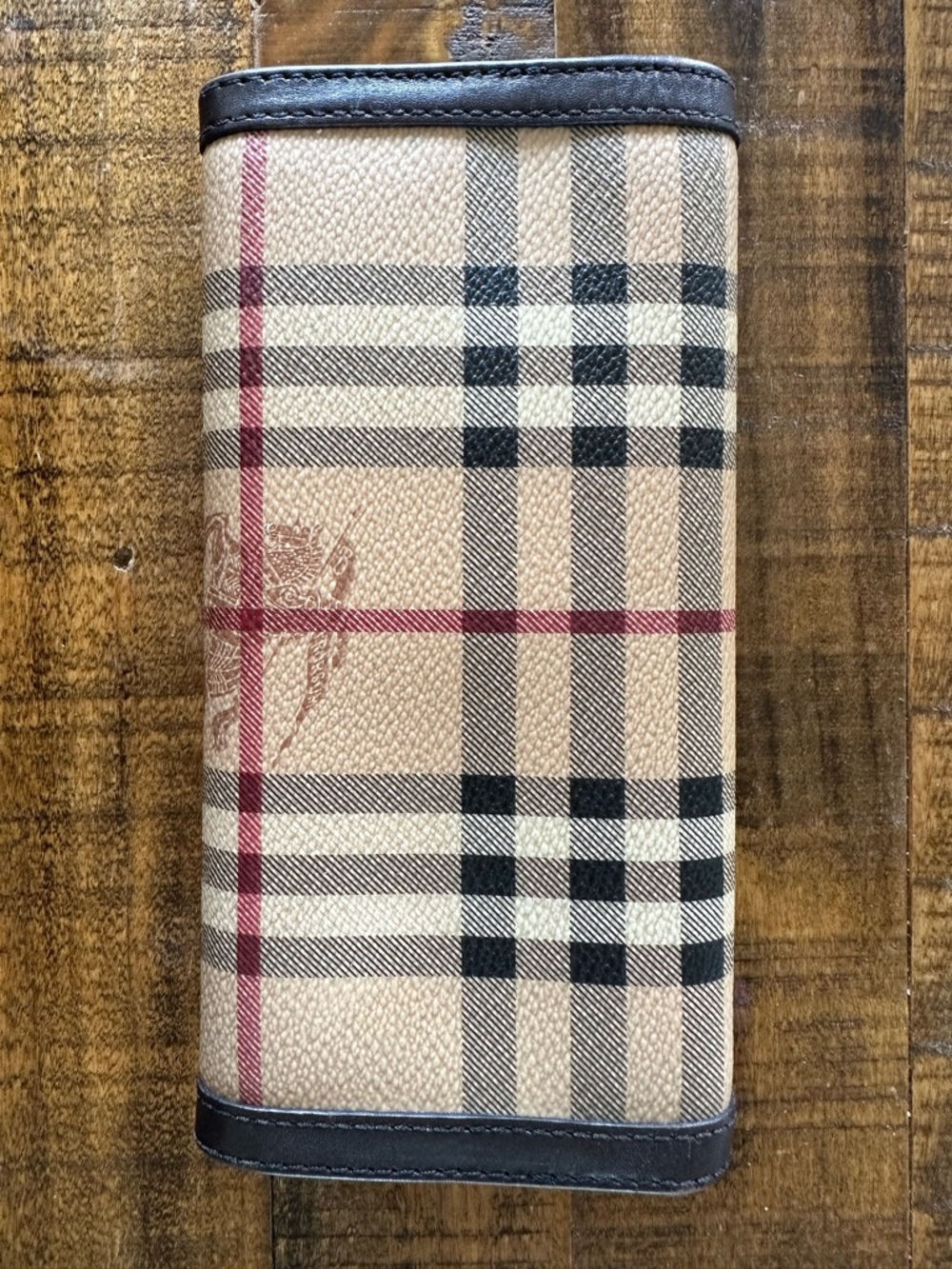 Burberry Brown Leather Wallet with Gold Hardware - Picture 2 of 11